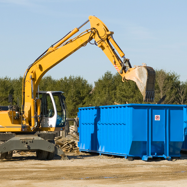 what happens if the residential dumpster is damaged or stolen during rental in Woodbury VT